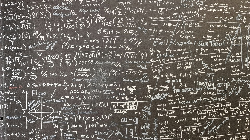 Blackboard densely covered in mathematical formulas β the value betting pipeline