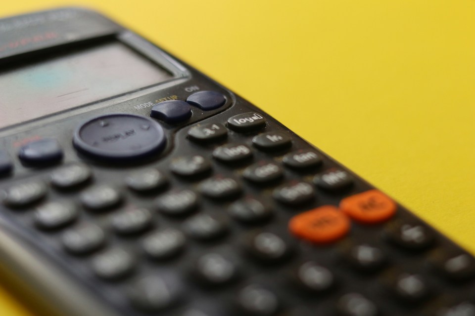 Close-up of a scientific calculator — calculating vig, margin and implied probabilities